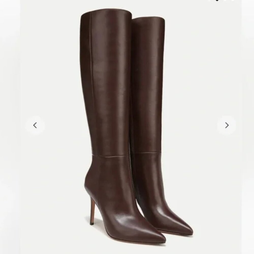 Veronica Beard Lisa knee high leather boots